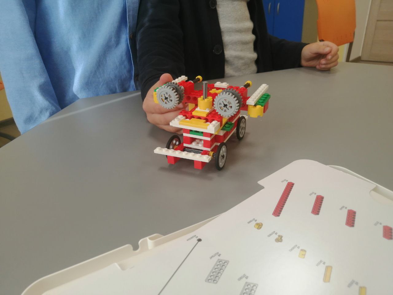 Безэлектронный конструктор LEGO на занятиях